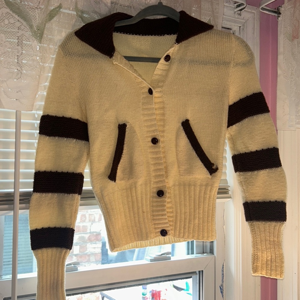 Vintage 70s varsity sweater no tags